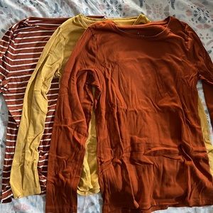 Lot of 3 - A New Day long sleeve shirts - Medium